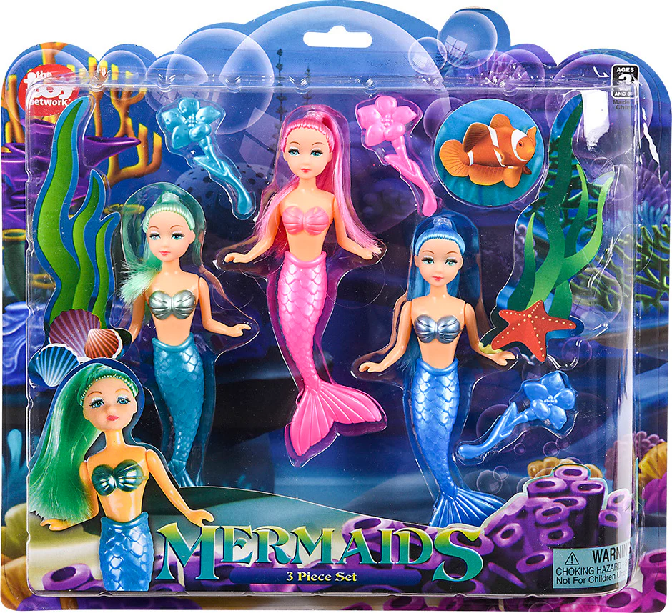 3Pc 6" Mermaid Set - Image 2