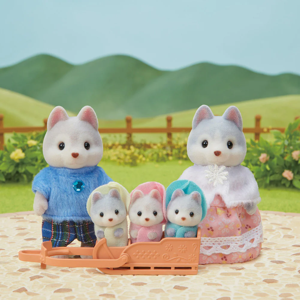 Calico Critters Husky Family - Image 3