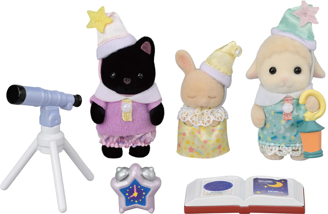 Calico Critters Nursery Friends - Sleepover Party Trio - Image 3