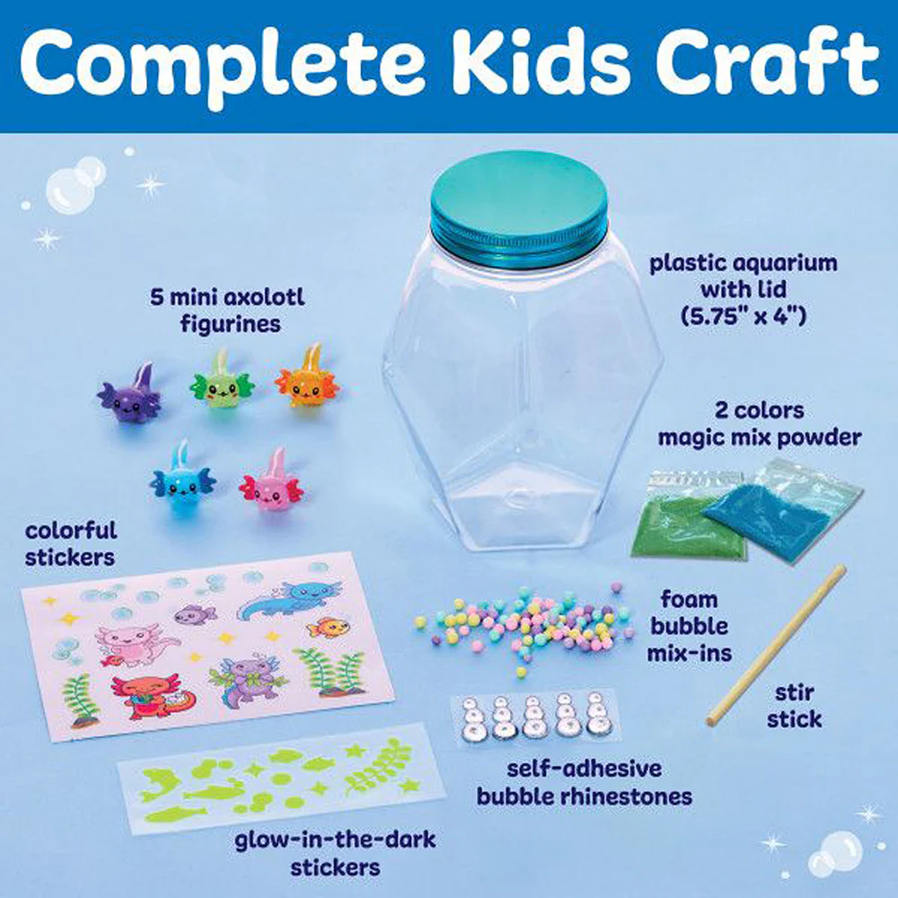 Creativity for Kids Glowing Axolotl Aquarium Kit - Image 10