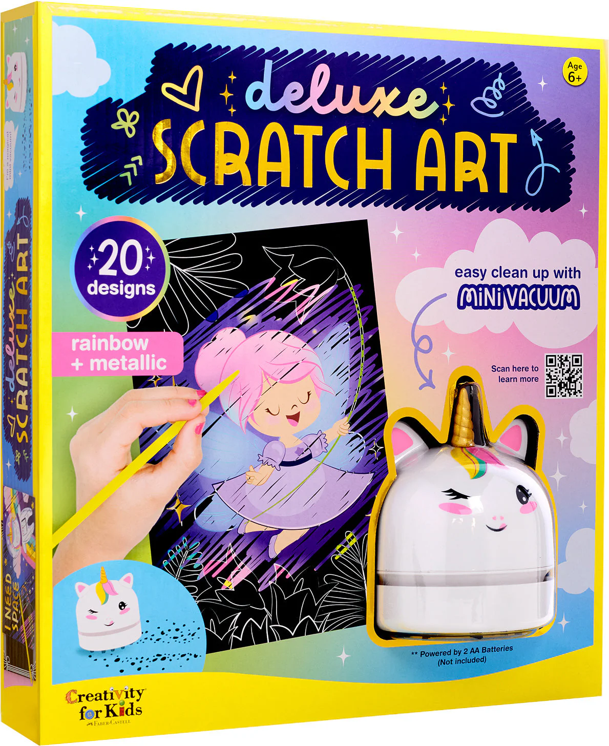 Creativity for Kids Deluxe Scratch Art with Mini Vacuum - Image 4