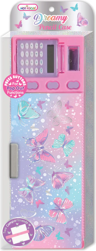 Dreamy Pencil Case, Tie Dye Butterfly
