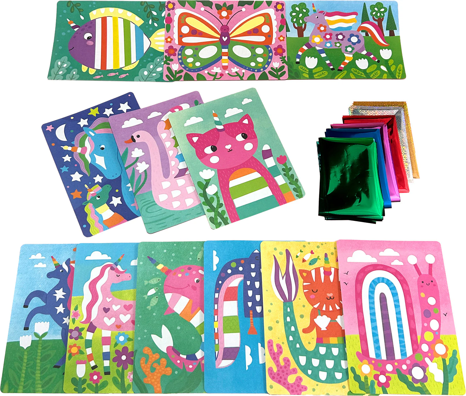 Foil-tastic Foil Art & Coloring Whimsical World - Image 5
