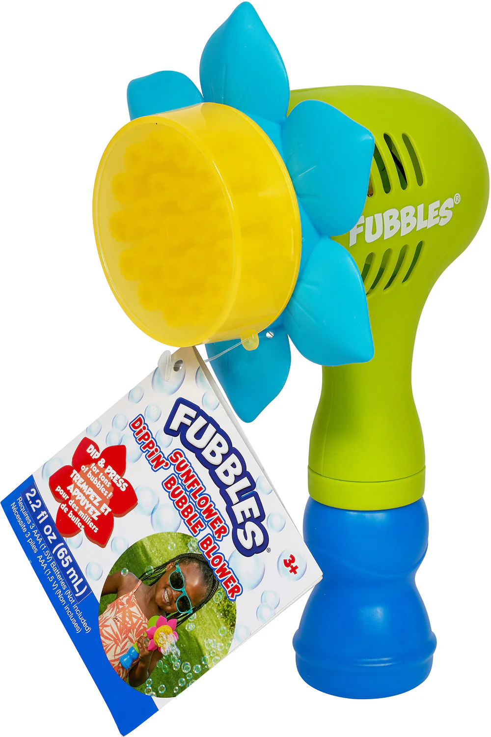 Fubbles Sunflower Dippin Bubble Blower - Image 2