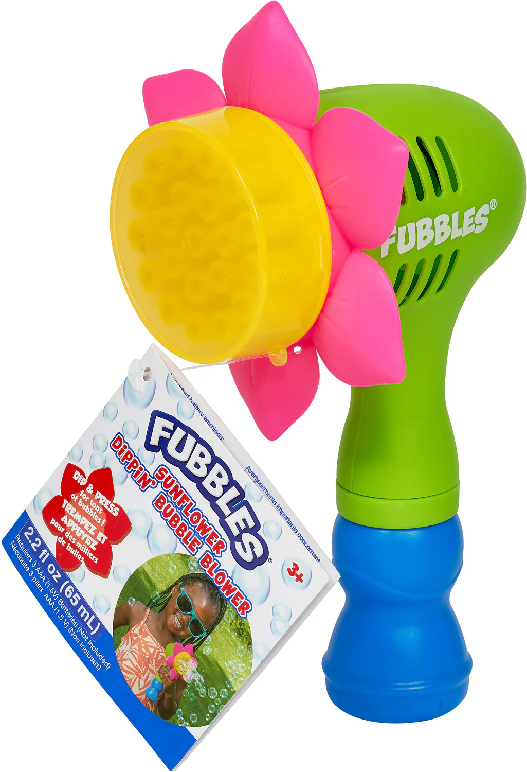 Fubbles Sunflower Dippin Bubble Blower - Image 4