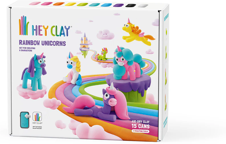 Hey Clay Rainbow Unicorns