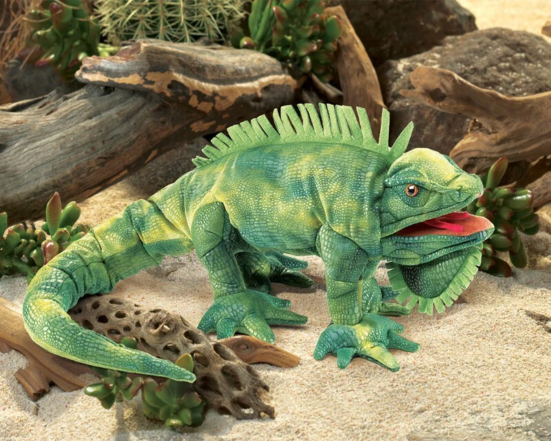 Iguana Hand Puppet - Image 2