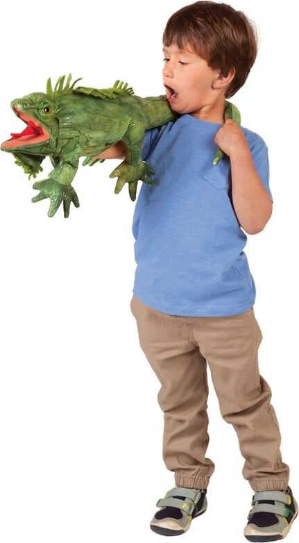 Iguana Hand Puppet - Image 3