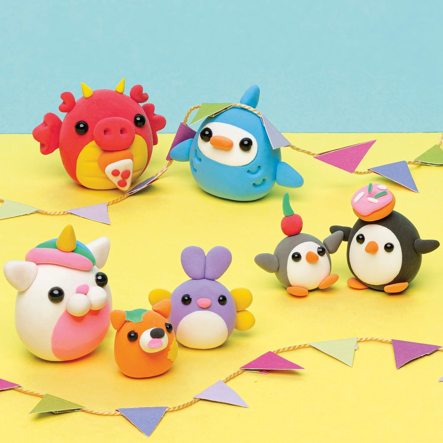 KLUTZ Air-Dry Clay Animal Party! - Image 4