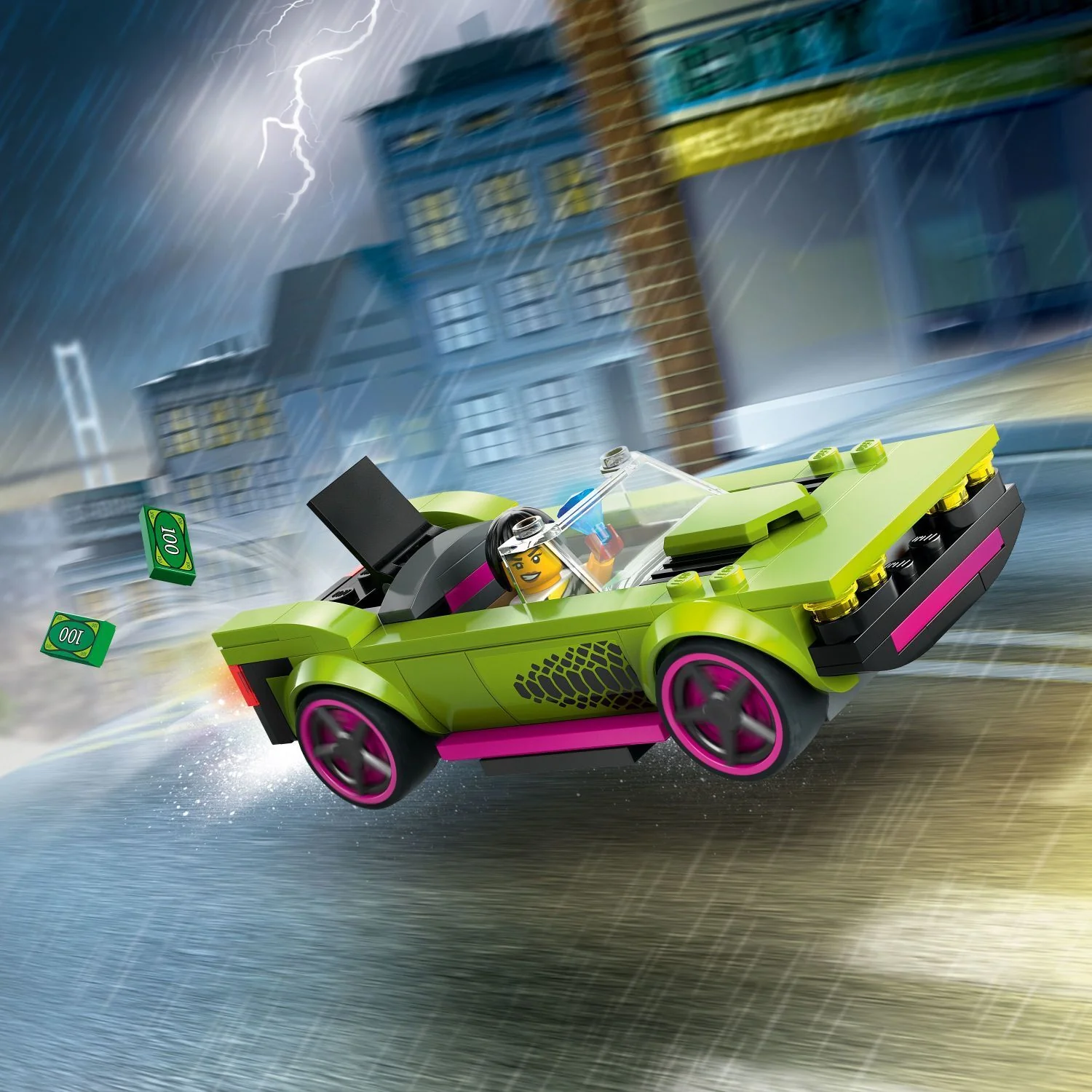LEGO® City Police: Police Car and Muscle Car Chase - Image 5