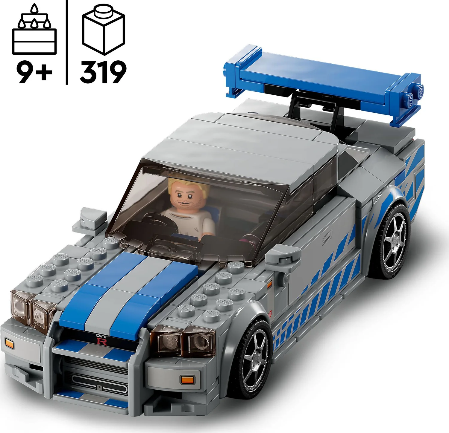 LEGO® Speed Champions: 2 Fast 2 Furious Nissan Skyline GT-R (R34) - Image 2