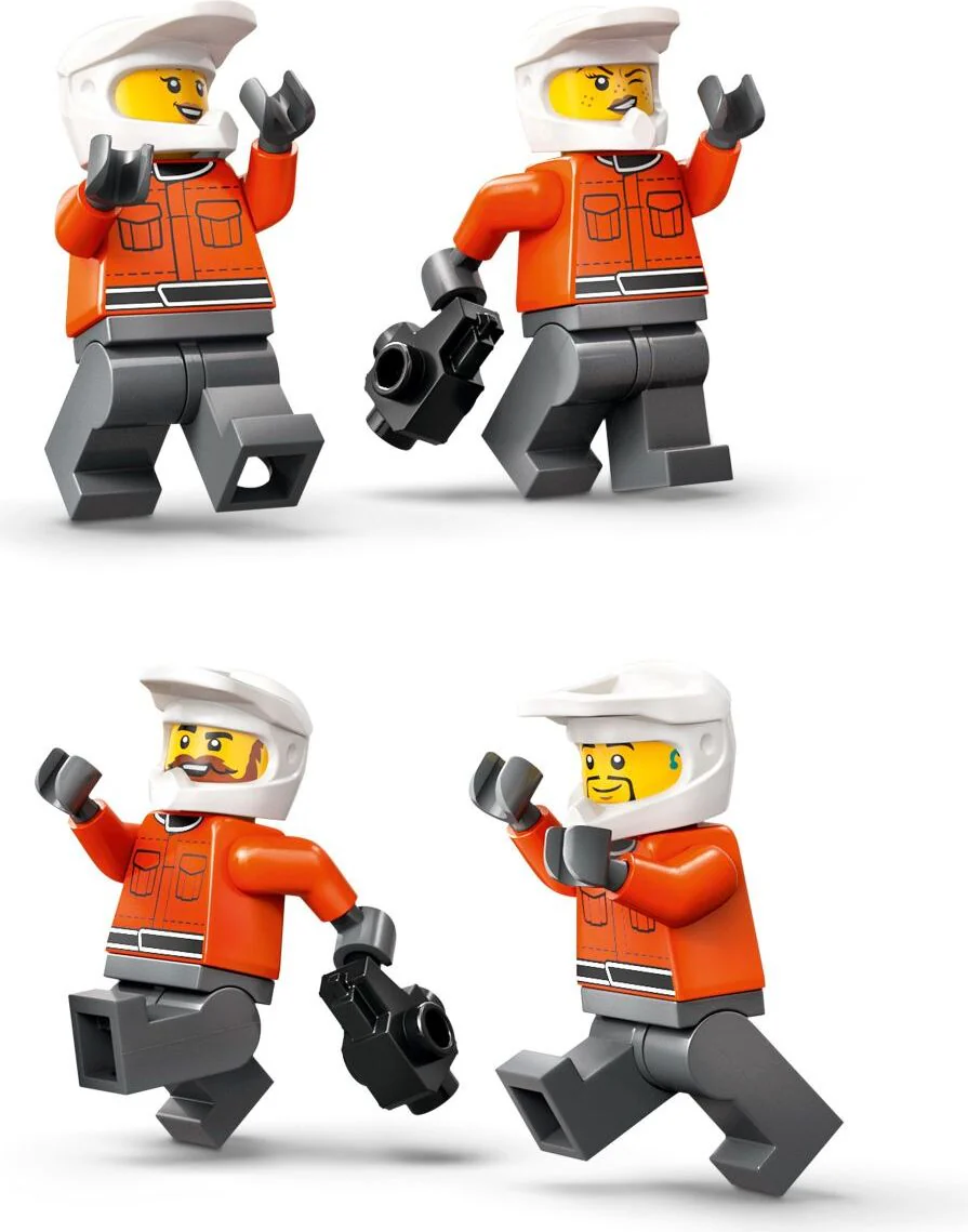 LEGO City Formula 1: F1® Pit Stop & Pit Crew with Ferrari Car - Image 7