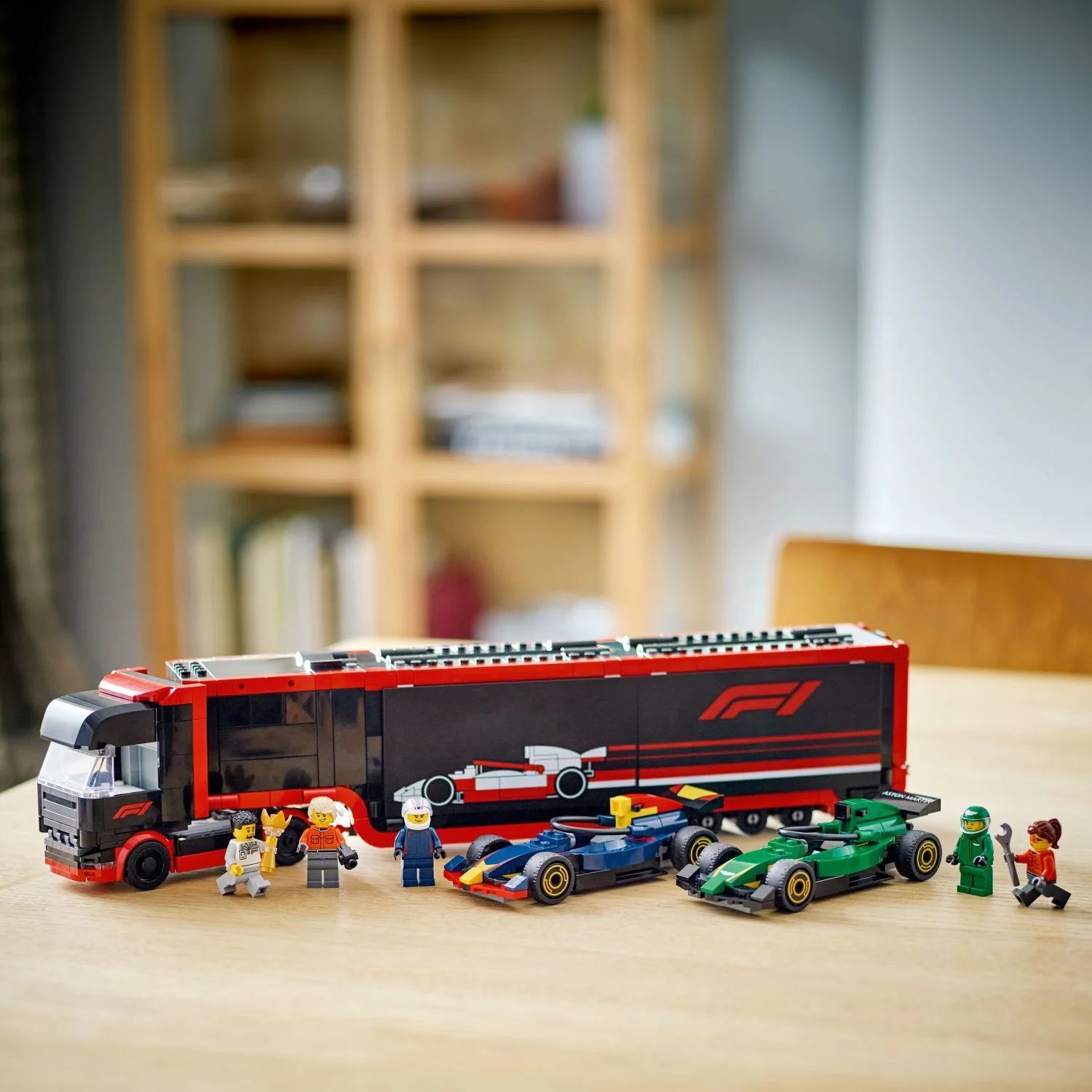 LEGO City Formula 1: F1® Truck with RB20 & AMR24 F1® Cars - Image 10