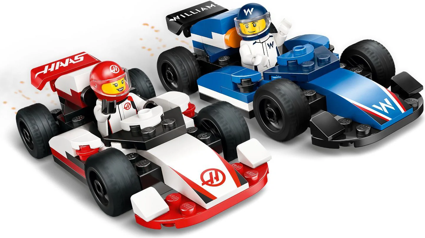 LEGO City Formula 1: F1® Williams Racing & Haas F1® Race Cars - Image 6