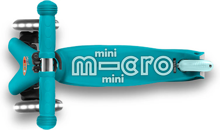 Micro Mini Deluxe LED Scooter - Aqua - Image 4