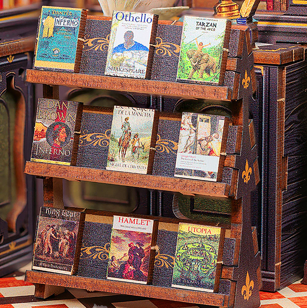 Owl Bookstore DIY Book Nook Kit - Image 8