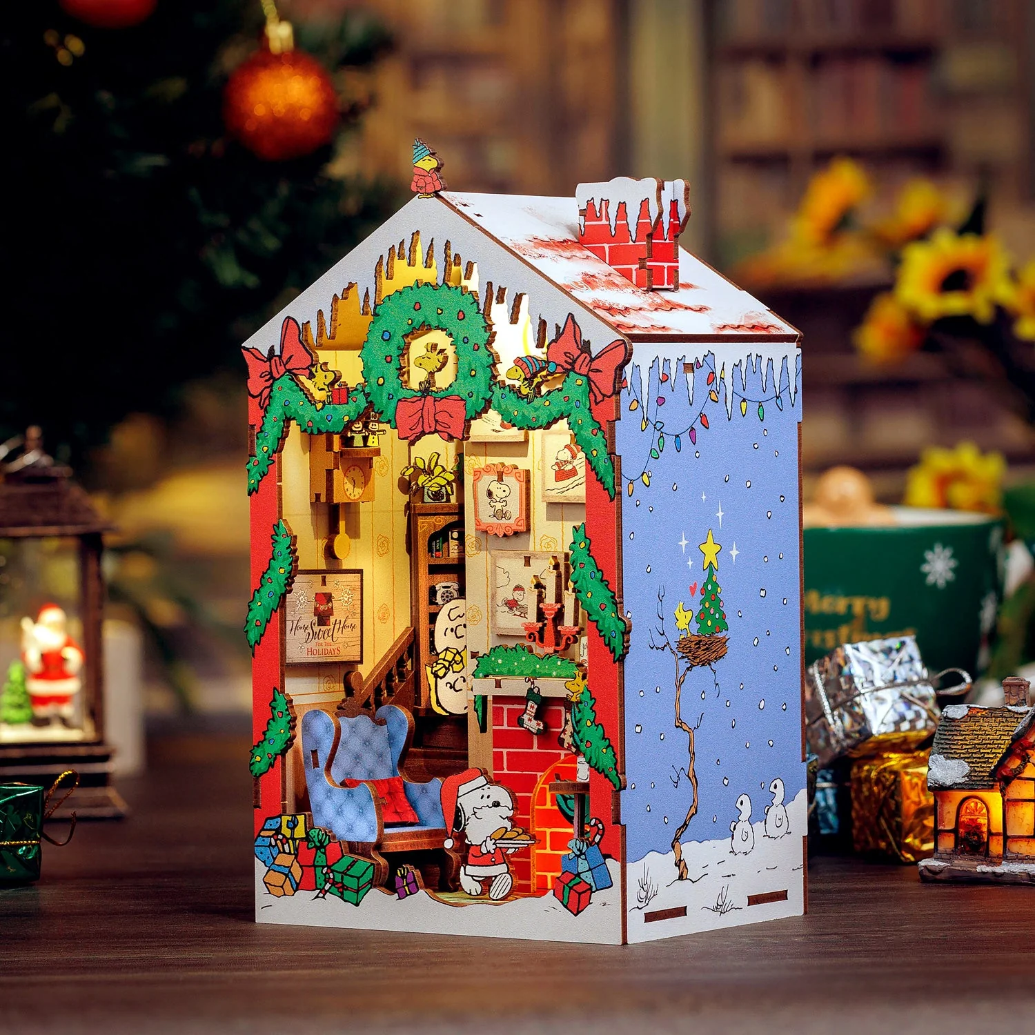 Peanuts Christmas DIY Book Nook Kit - Image 3