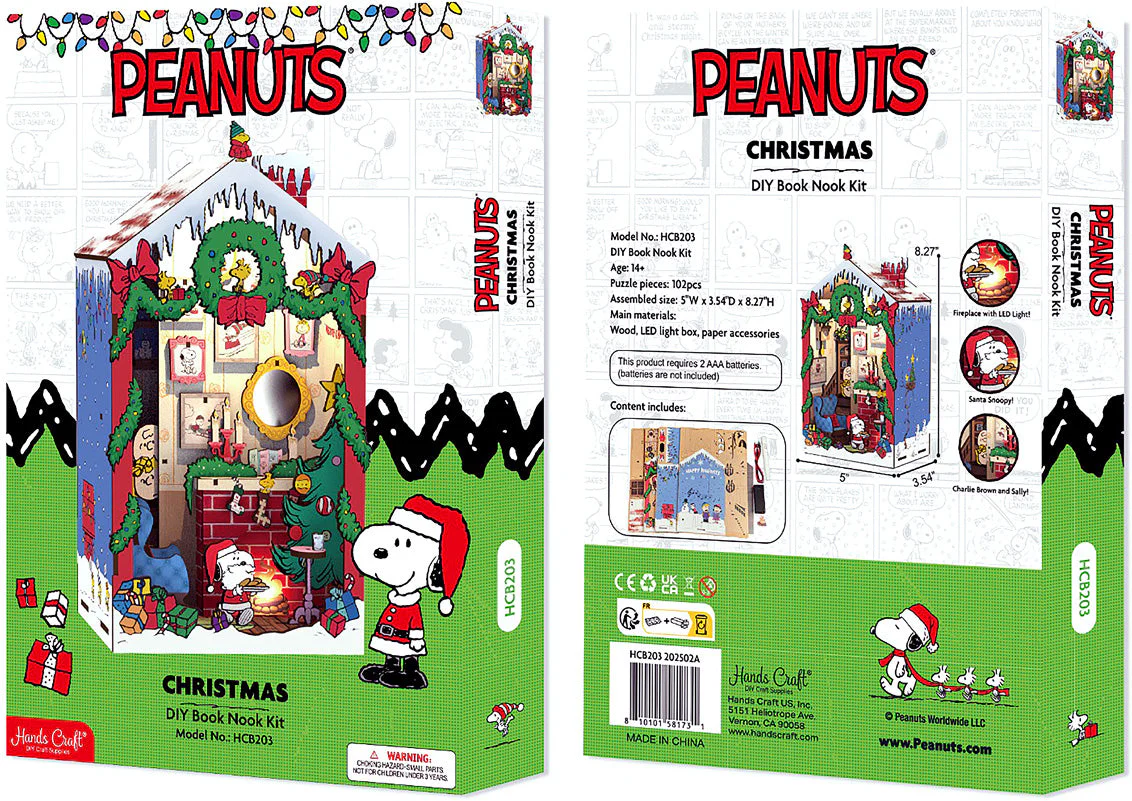 Peanuts Christmas DIY Book Nook Kit - Image 8