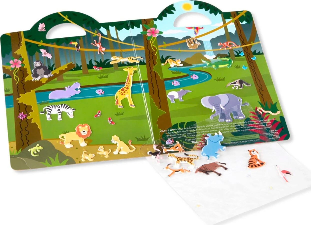 Puffy Sticker Play Set - Safari - Image 4
