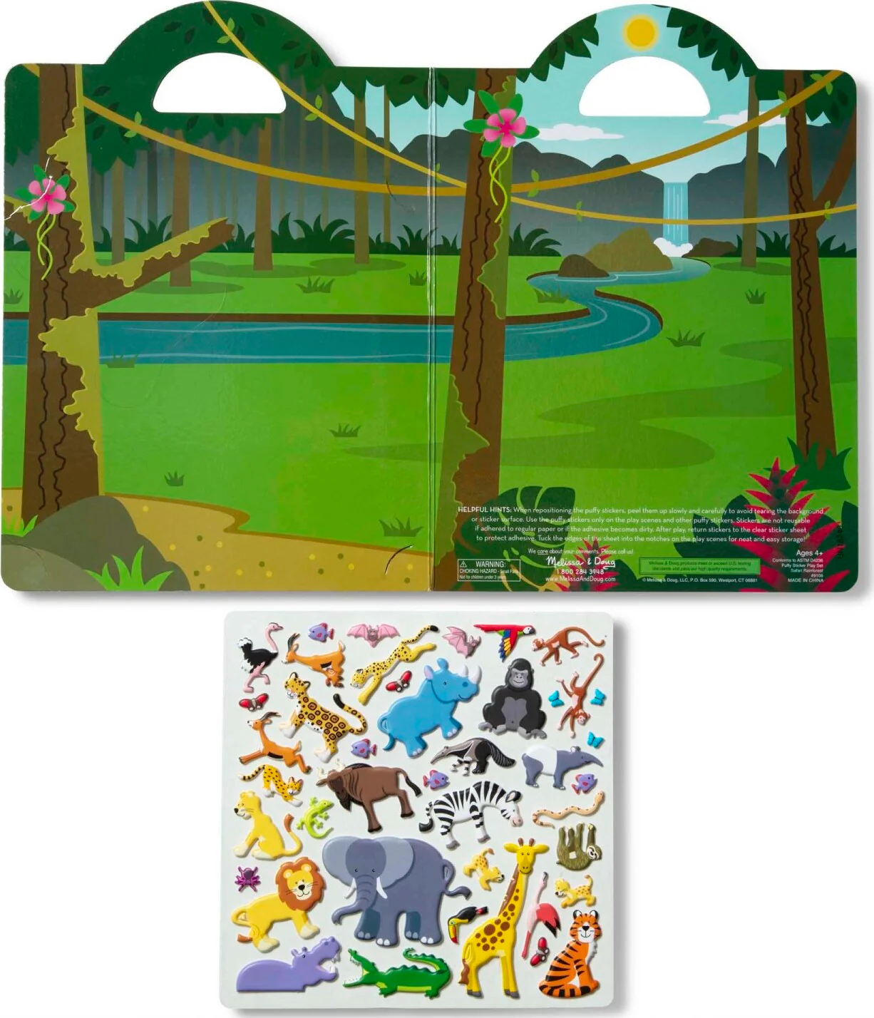 Puffy Sticker Play Set - Safari - Image 5