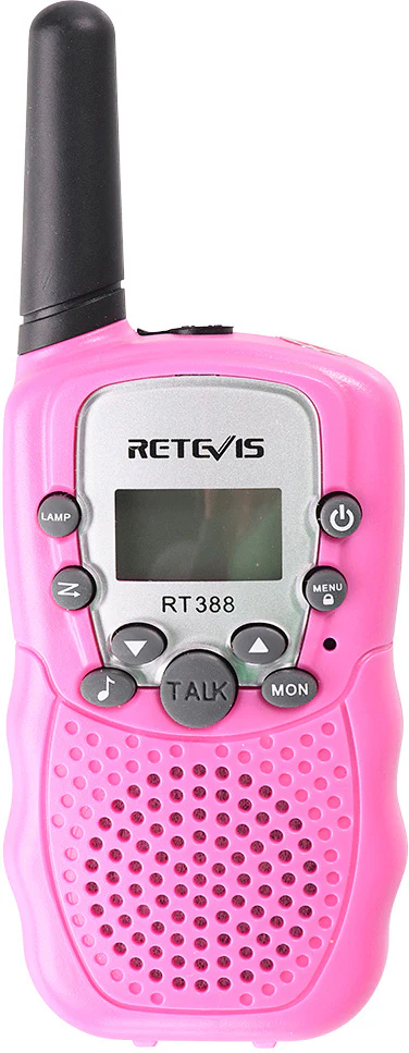 Retevis RT388 2 pcs Kids Walkie Talkies with Flashlight - Pink - Image 3