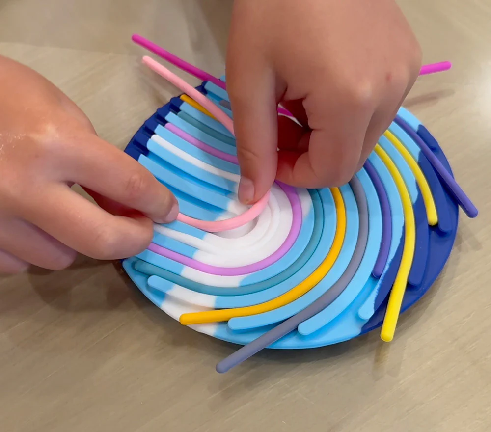 Silly Tubes Silicone Sensory Toy - Image 2