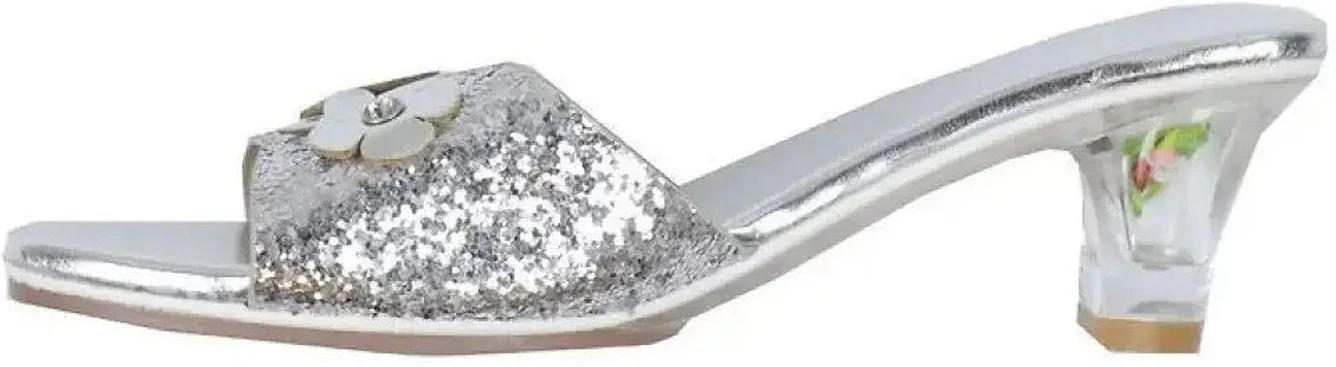 Souza Mariona Silver High Heel Slipper, size 10/11 - Image 2