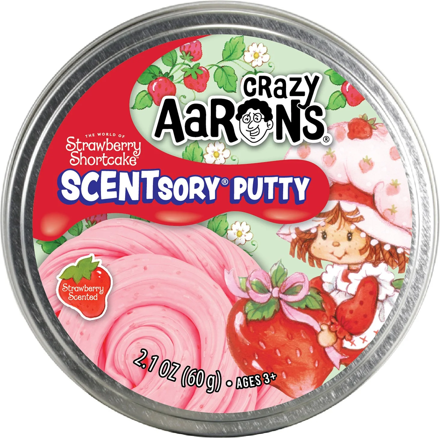 Crazy Aaron's Strawberry Shortcake SCENTsory Putty - Image 3