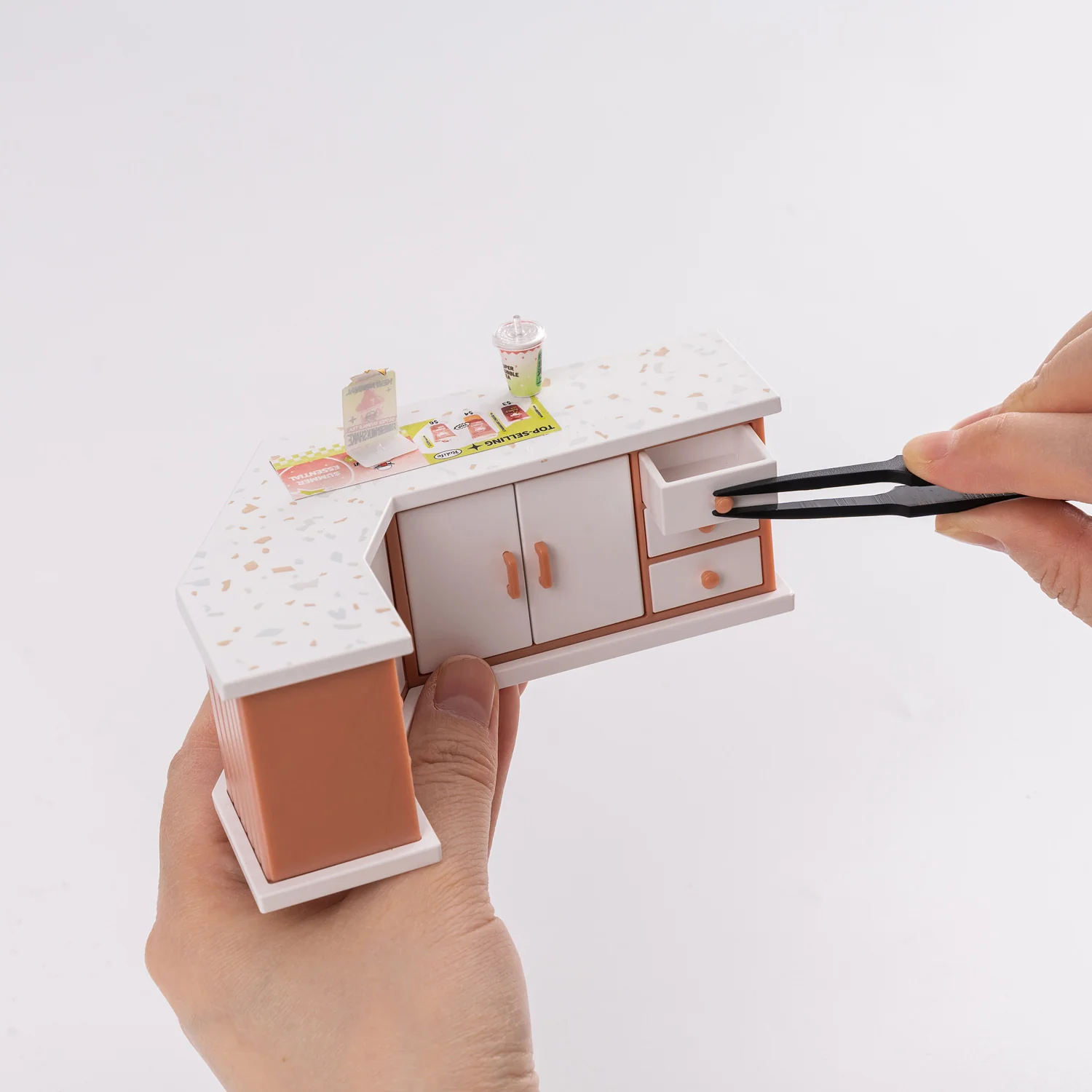 Super Creator Double Joy Bubble Tea DIY Miniature House Kit - Image 7