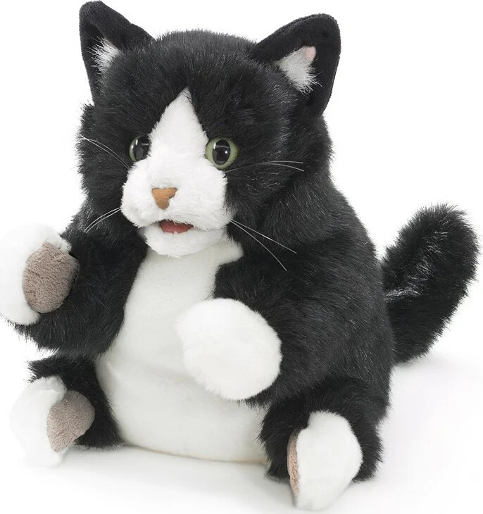 Tuxedo Kitten Hand Puppet - Image 2